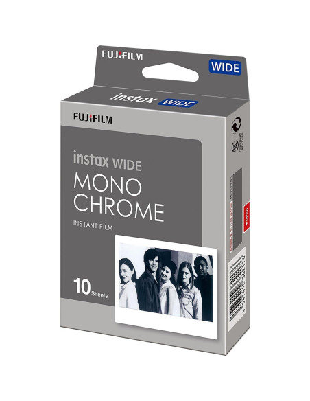 Película Monocromática Fujifilm Instax Wide 2 Paquetes de 10 Hojas Película Monocromática Fujifilm Instax Wide 2 Paquetes de 10 Hojas