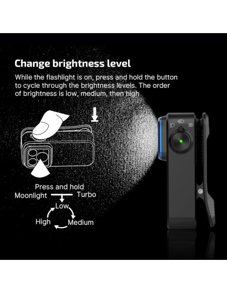 Linterna de Mano Recargable OLIGHT Marauder 2 14000 Lúmenes Linterna de Mano Recargable OLIGHT Marauder 2 14000 Lúmenes