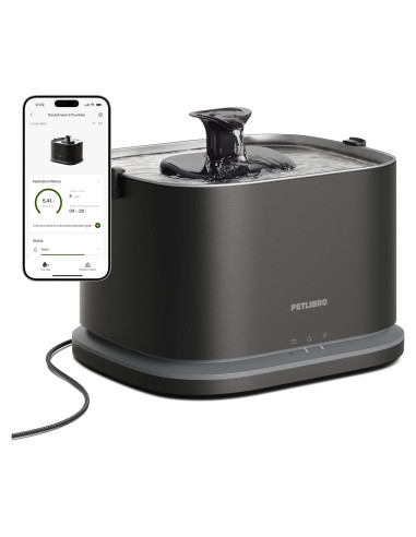 Fuente de Agua para Gatos PETLIBRO Dockstream 2, 3L, WiFi 5G