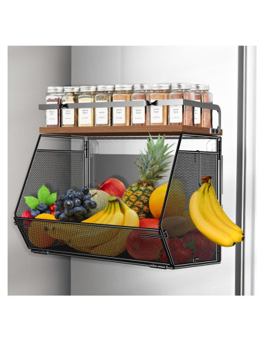 Estante Magnético Homecor para Refrigerador - Almacenamiento 15 kg