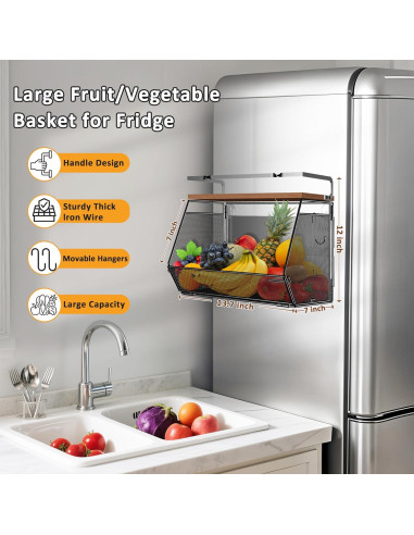 Estante Magnético Homecor para Refrigerador - Almacenamiento 15 kg
