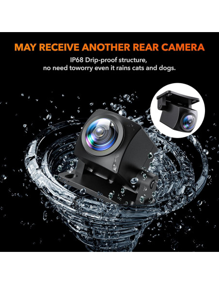 Cámara Trasera WOLFBOX i17 AHD 1080P Impermeable Cámara Trasera WOLFBOX i17 AHD 1080P Impermeable