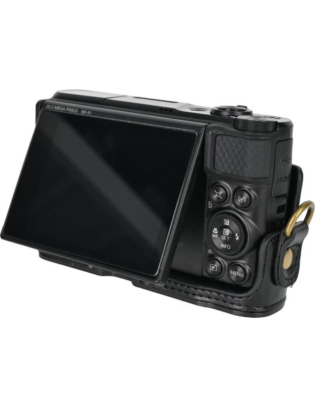 Funda de cámara de cuero PU BMAOLLONGB para Sony PowerShot SX740 Funda de cámara de cuero PU BMAOLLONGB para Sony PowerShot SX740