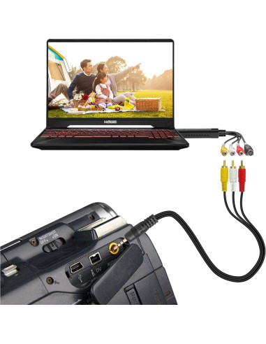 Tarjeta de Captura de Video USB Boboyes VAC-007 RCA a Digital