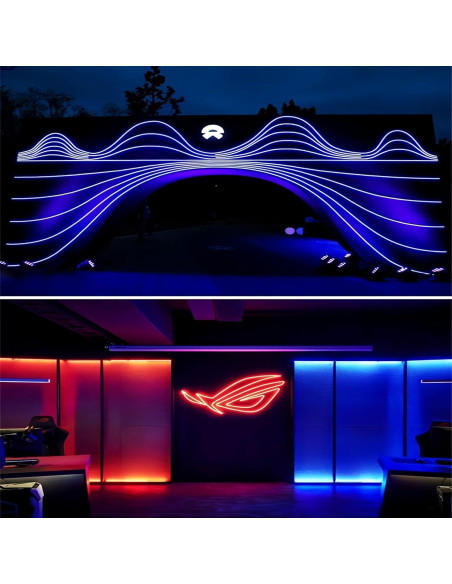 Canal LED de Silicona KSDLMPA 5M IP67 para Tiras de 8-12mm Canal LED de Silicona KSDLMPA 5M IP67 para Tiras de 8-12mm