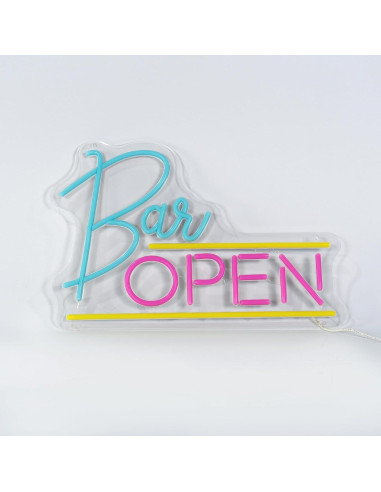 Luz de Neón LED NEONGRAND 40.64x27.18 cm Rosa y Azul