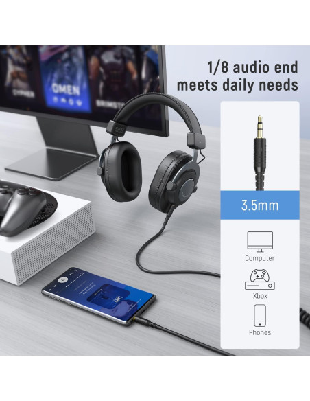 Kit de Micrófono USB FIFINE con Auriculares H8 para Gaming y Podcast Kit de Micrófono USB FIFINE con Auriculares H8 para Gaming y Podcast