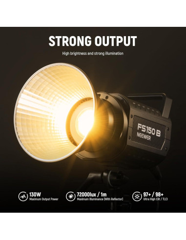 Luz de Video LED NEEWER FS150B 130W Bi Color 2700K-6500K