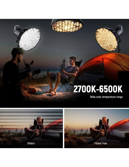 Luz de Video LED NEEWER FS150B 130W Bi Color 2700K-6500K Luz de Video LED NEEWER FS150B 130W Bi Color 2700K-6500K