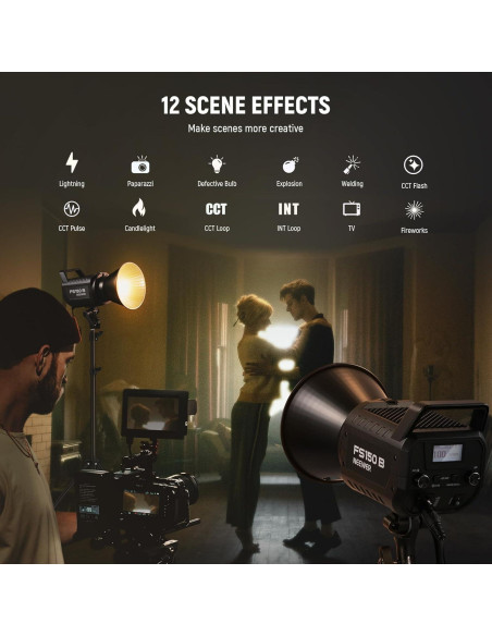 Luz de Video LED NEEWER FS150B 130W Bi Color 2700K-6500K Luz de Video LED NEEWER FS150B 130W Bi Color 2700K-6500K