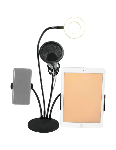 Luz de Selfie LED LIVESHOW4LTM para Streaming y Redes Sociales