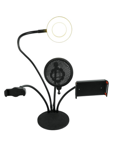 Luz de Selfie LED LIVESHOW4LTM para Streaming y Redes Sociales