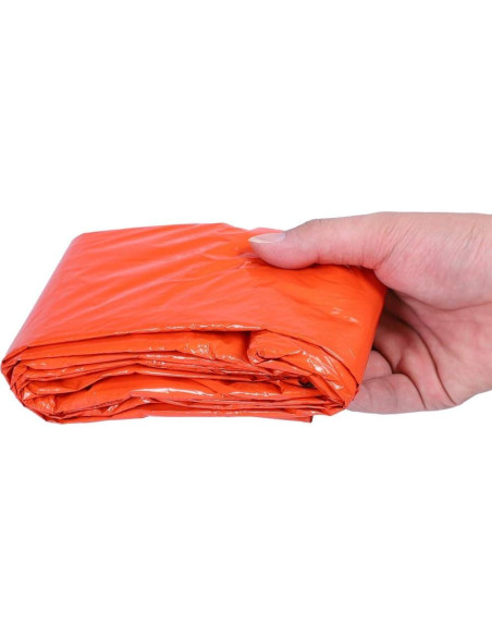 Saco de dormir Shanrya compacto para camping 210x90cm naranja Saco de dormir Shanrya compacto para camping 210x90cm naranja