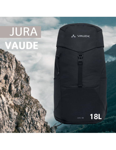 Mochila de Senderismo VAUDE Jura 18L Unisex Negra