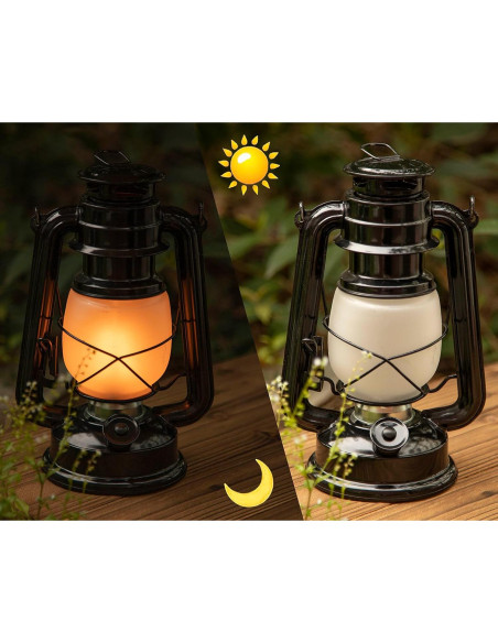 Lámpara de Llama Vintage LED YAKii para Exterior - Negro Lámpara de Llama Vintage LED YAKii para Exterior - Negro