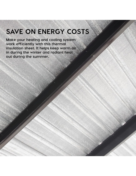 Aislamiento Reflectante EconoHome 40.64cm x 3.05m 3mm Espuma Aislamiento Reflectante EconoHome 40.64cm x 3.05m 3mm Espuma