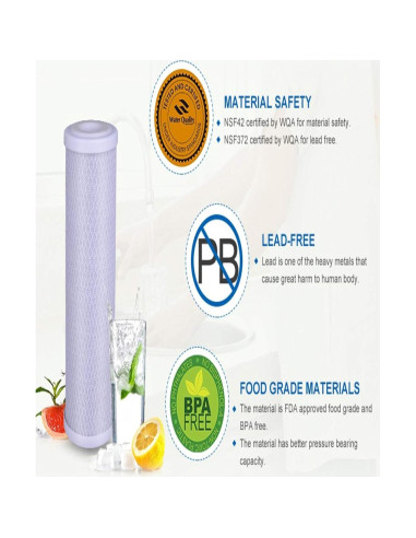 Cartuchos de Filtro de Agua CFS - Paquete de 2 - WCBCS-975-RV