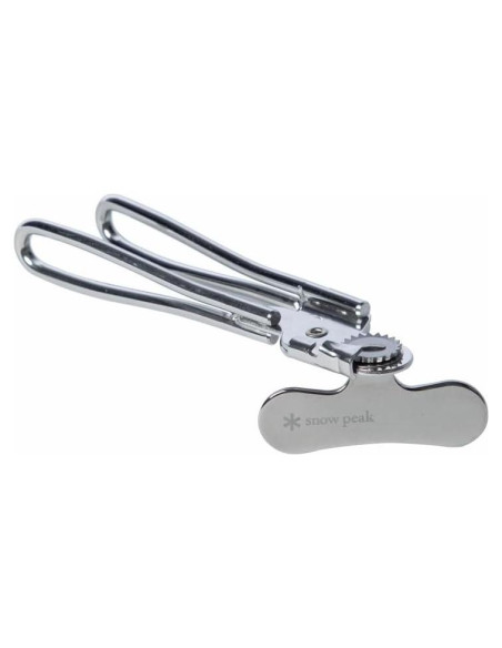 Abrelatas Rotativo Snow Peak de Acero Inoxidable 17.8 cm Abrelatas Rotativo Snow Peak de Acero Inoxidable 17.8 cm