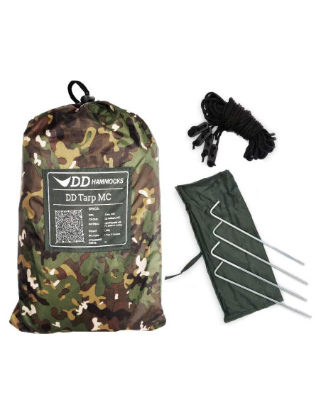 Tarp DD Hammocks 3.5m x 3.5m Impermeable Camuflaje Multicam Tarp DD Hammocks 3.5m x 3.5m Impermeable Camuflaje Multicam