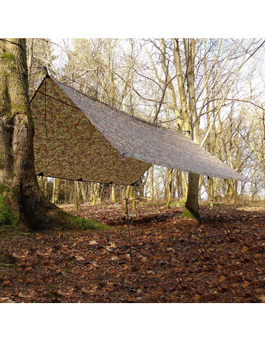 Tarp DD Hammocks 3.5m x 3.5m Impermeable Camuflaje Multicam