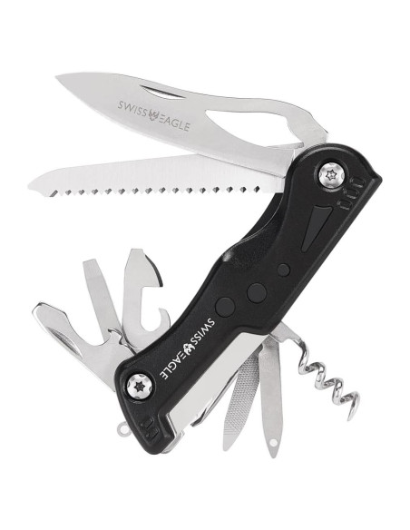 Cuchillo Suizo Multi Herramienta Swiss Eagle 12 en 1 Negro Cuchillo Suizo Multi Herramienta Swiss Eagle 12 en 1 Negro
