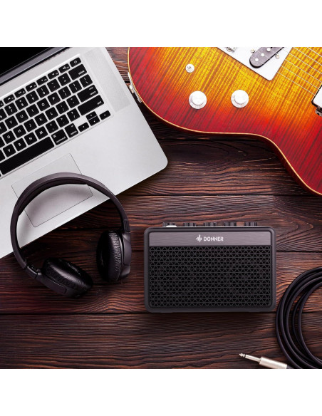 Amplificador de guitarra eléctrica Donner DA-10 5W portátil Amplificador de guitarra eléctrica Donner DA-10 5W portátil