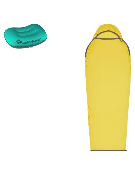 Sistema de Sueño Sea to Summit: Almohada Aeros y Forro Reactor Sistema de Sueño Sea to Summit: Almohada Aeros y Forro Reactor