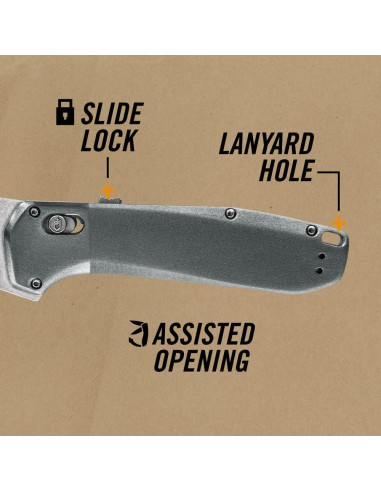 Cuchillo Plegable Gerber Highbrow 7.1 cm con Apertura Asistida