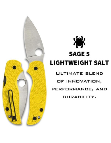 Cuchillo Plegable Spyderco Sage 5 Salt 7.62 cm Acero MagnaCut