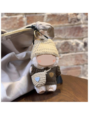 Conjunto de Ropa para Muñeca 17cm Coruja 3 Piezas Hecho a Mano