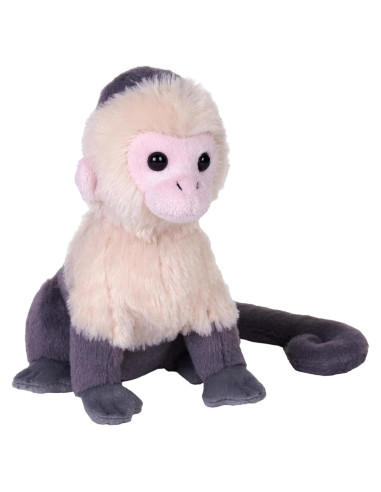 Capuchino de Cara Blanca Wild Republic, Peluche 15 cm Ecológico