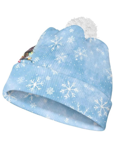 Gorro de Lana para Niños con Pompón - Talla Única - Invierno