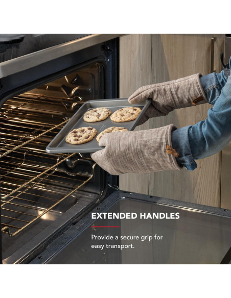 Bandeja para Hornear KitchenAid 23x33cm Antiadherente Plata Bandeja para Hornear KitchenAid 23x33cm Antiadherente Plata