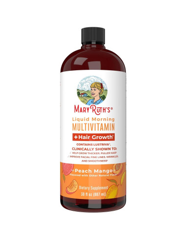 Multivitamina Líquida MaryRuth 887 ml | Crecimiento Cabello y Piel