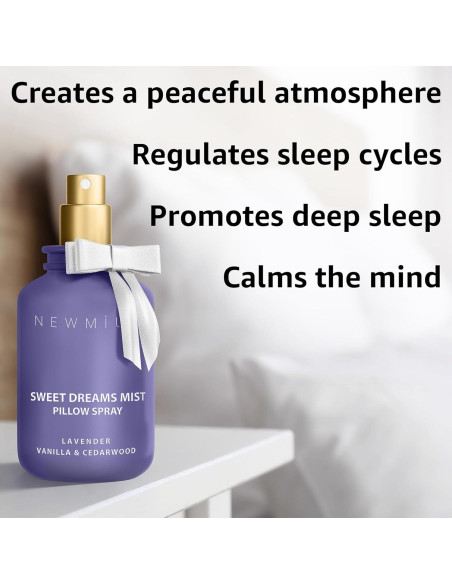 Spray de Almohada Dulces Sueños New Miuz 100ml Lavanda Vainilla Spray de Almohada Dulces Sueños New Miuz 100ml Lavanda Vainilla