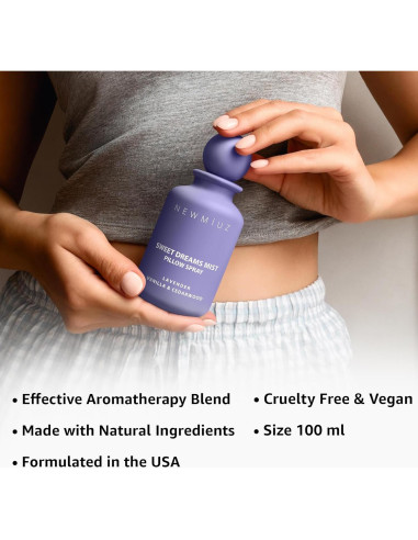 Spray de Almohada Dulces Sueños New Miuz 100ml Lavanda Vainilla