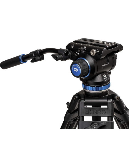 Cabezal de video fluido Benro S8 PRO 8 kg con base plana Cabezal de video fluido Benro S8 PRO 8 kg con base plana