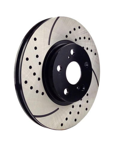 Discos de Freno Delanteros Perforados y Pastillas Cerámicas Atmansta para Toyota Corolla 2003-2008