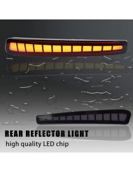 Luces LED Reflectores Traseros ZDEERAOTO para Toyota Corolla 2020-2025 Luces LED Reflectores Traseros ZDEERAOTO para Toyota Corolla 2020-2025