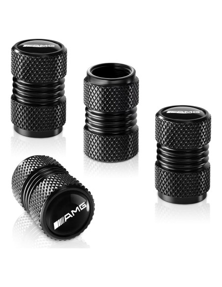 Tapas de Válvula de Neumático Tacoma 4 Pack Aluminio Negro Tapas de Válvula de Neumático Tacoma 4 Pack Aluminio Negro