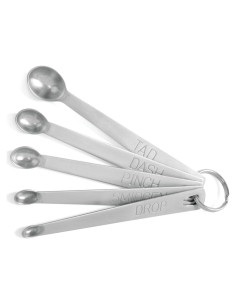 Set de Cucharas Medidoras Mini Acero Inoxidable Norpro 5 Piezas