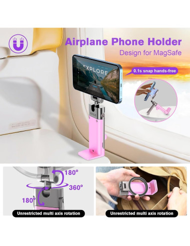 Soporte Magnético para Teléfono de Viaje SOGUE - 360 Ajustable