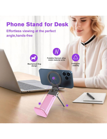 Soporte Magnético para Teléfono de Viaje SOGUE - 360 Ajustable Soporte Magnético para Teléfono de Viaje SOGUE - 360 Ajustable