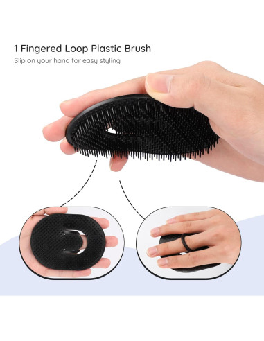 Set de 6 Cepillos de Masaje Segbeauty para Cuero Cabelludo