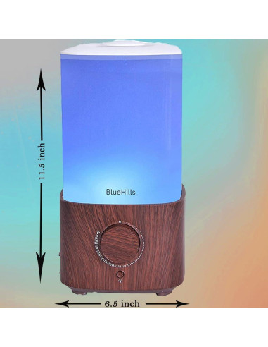 Difusor de Aceite Esencial BlueHills 2300ml con Luces LED