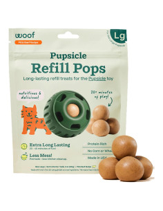 WOOF Pupsicle Recarga Paletas para Perros - Carne de Res - 7 Unidades