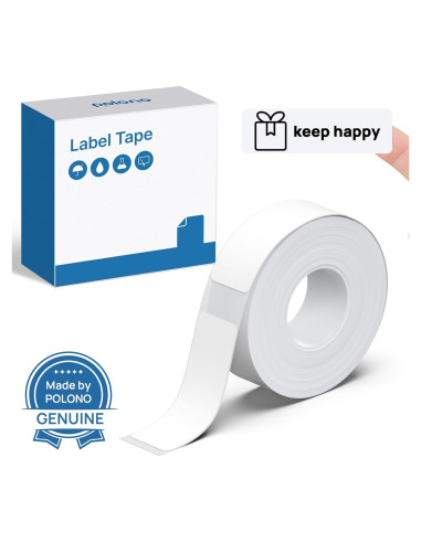 Cinta de Etiquetas POLONO P31S 15x40mm Blanca 180 Etiquetas