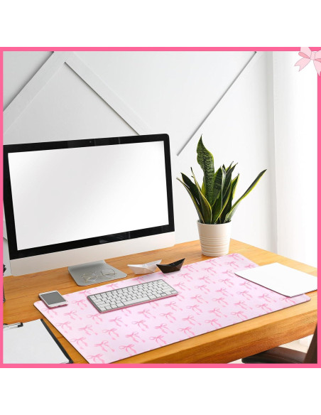 Alfombrilla de Ratón Grande Fanfanwin Rosa 80 x 40 cm Antideslizante Alfombrilla de Ratón Grande Fanfanwin Rosa 80 x 40 cm Antideslizante