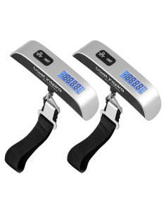 Escala Digital de Equipaje Travel Inspira 50 kg Plata 2 Pcs