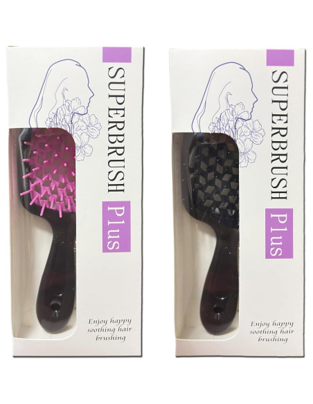 2 Cepillos Desenredantes Lixera para Cabello Rizado y Seco 2 Cepillos Desenredantes Lixera para Cabello Rizado y Seco